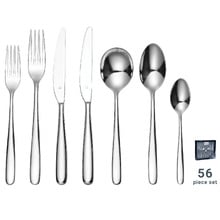 56 Piece Tablekraft Aero Dawn Stainless Steel Cutlery Set